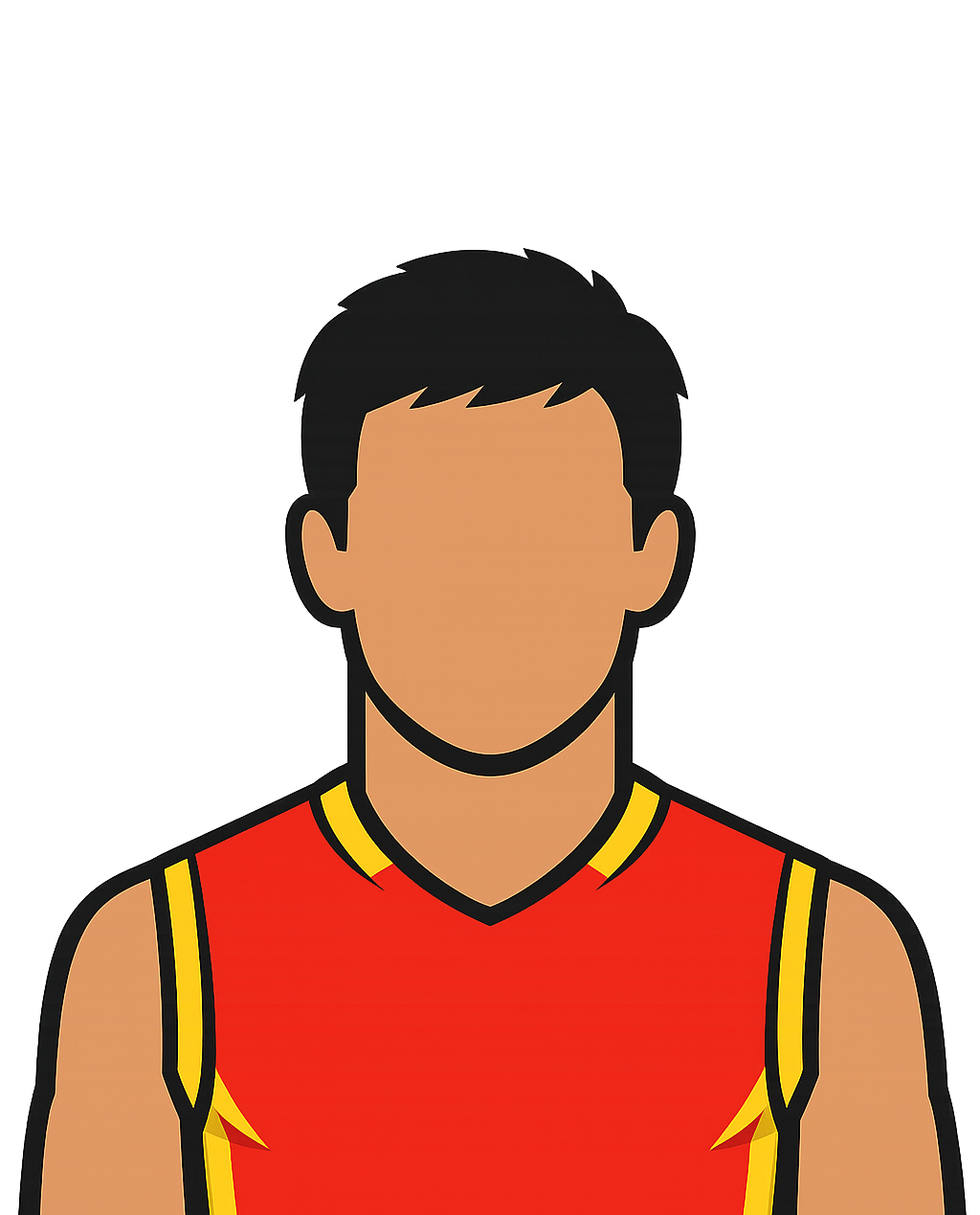 Ben King cartoon silhouette